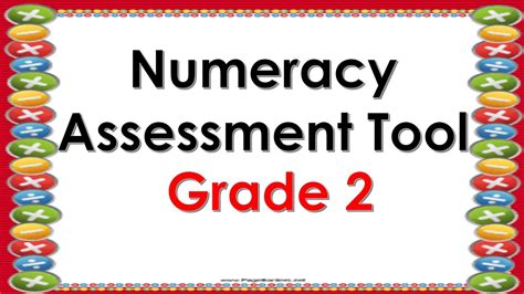 numeracy and literacy assessment tool.